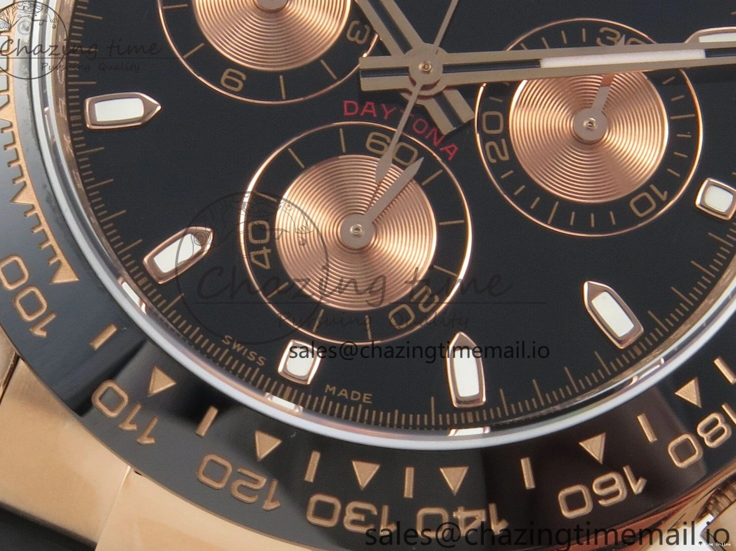 0125 OdorResistant Daytona 116515 QF 1:1 Best Edition Black RG Dial on Oysterflex Strap SH4130 V11（Gain Weight） 160